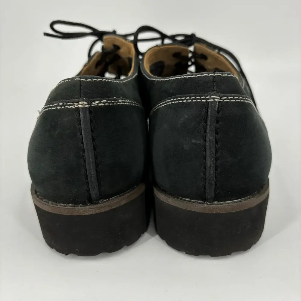 Sebago Shoes Mens‎ Size 10 Black Lace Up Waterproof Nubuck Suede Dryside Rutland